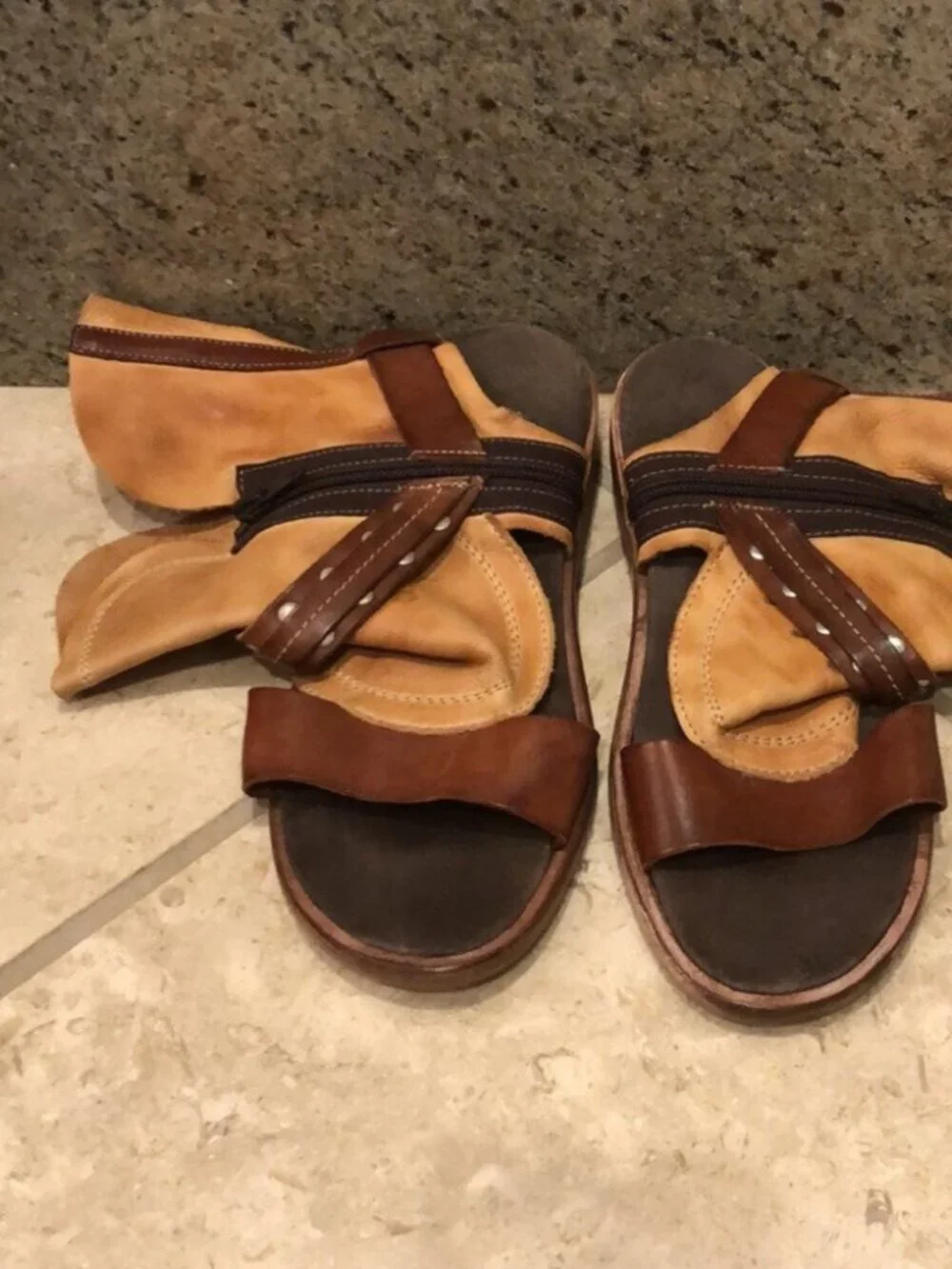 Free People Everything Went West leather studded harness bootie gladiator sandal